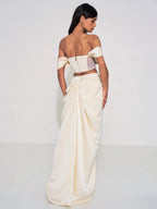Frontier Pearl White Maxi Dress