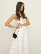 Moonlit Elegance Midi Dress