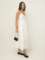 Moonlit Elegance Midi Dress