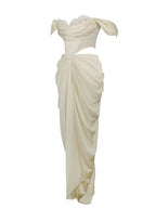 Frontier Pearl White Maxi Dress