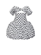 Dreams Dots Bubble Hem Mini Dress