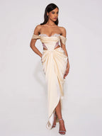 Frontier Pearl White Maxi Dress