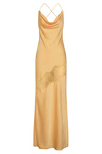 Sunset Shimmer Yellow Maxi Dress