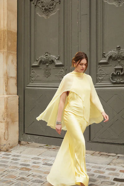 Buttercream Dream Maxi Pale Yellow Dress