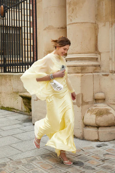 Buttercream Dream Maxi Pale Yellow Dress