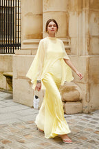 Buttercream Dream Maxi Pale Yellow Dress