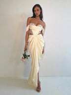 Frontier Pearl White Maxi Dress