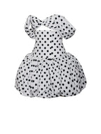 Dreams Dots Bubble Hem Mini Dress