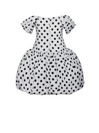 Dreams Dots Bubble Hem Mini Dress
