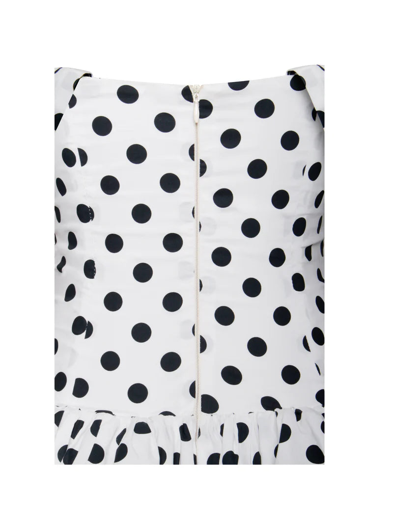 Dreams Dots Bubble Hem Mini Dress