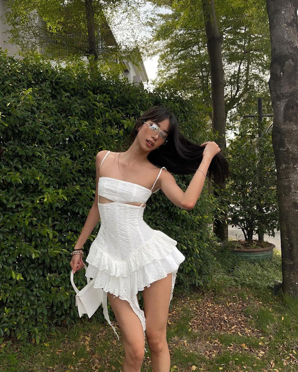 Snowflake Ruffle Dance Mini Dress