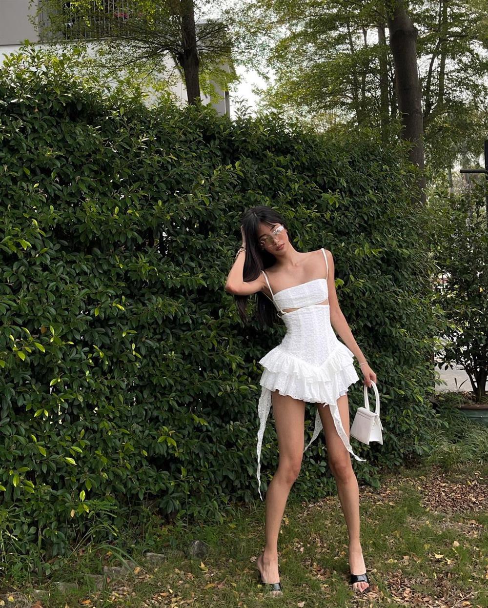 Snowflake Ruffle Dance Mini Dress