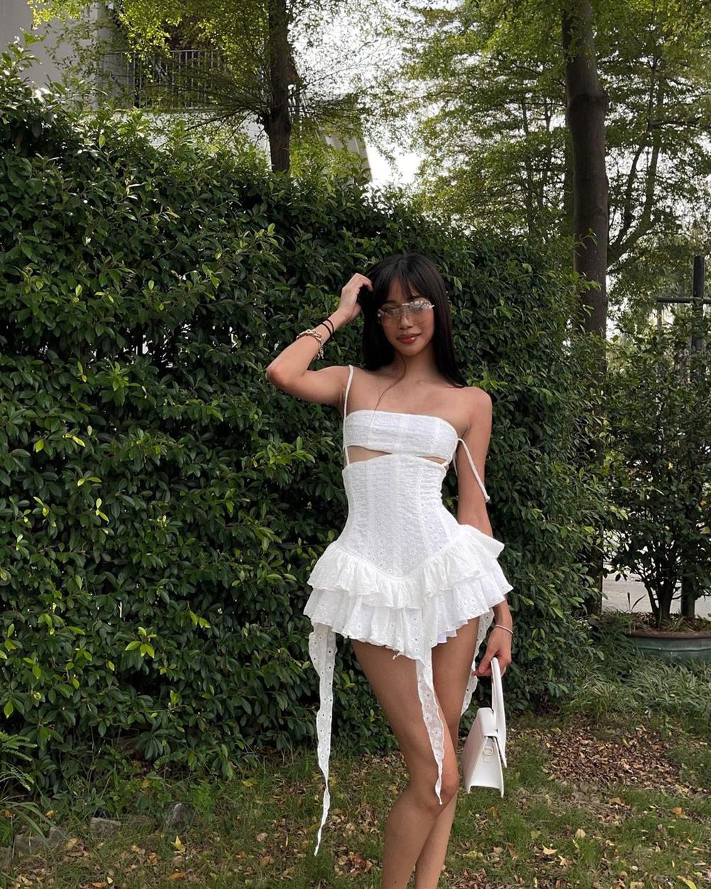Snowflake Ruffle Dance Mini Dress