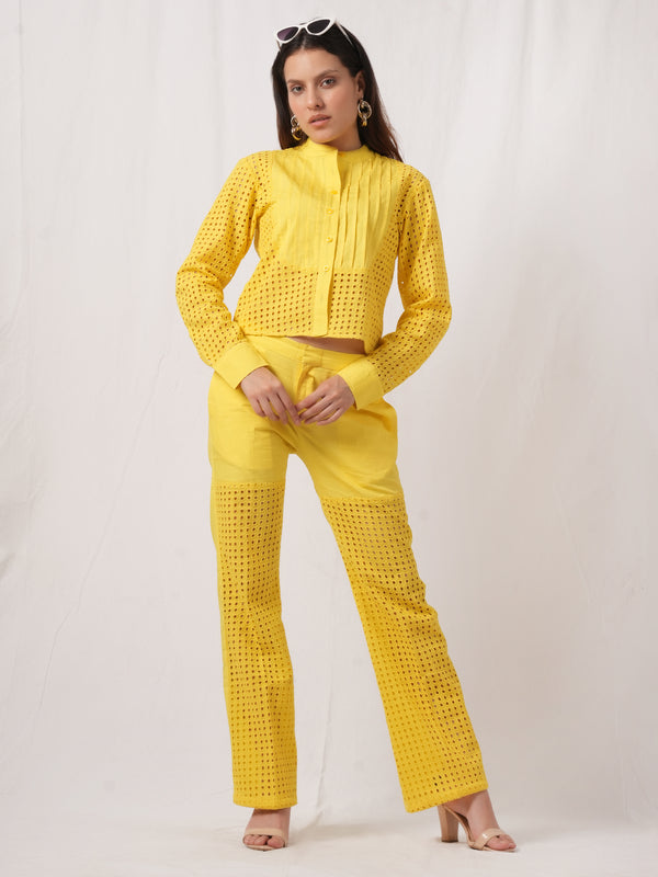 Golden Glow Shirt & Pant Set