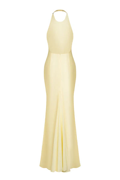 Buttercream Dream Maxi Pale Yellow Dress