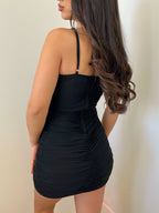 Coco Black Corset Mini Dress