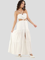Flintic Ivory Maxi Dress