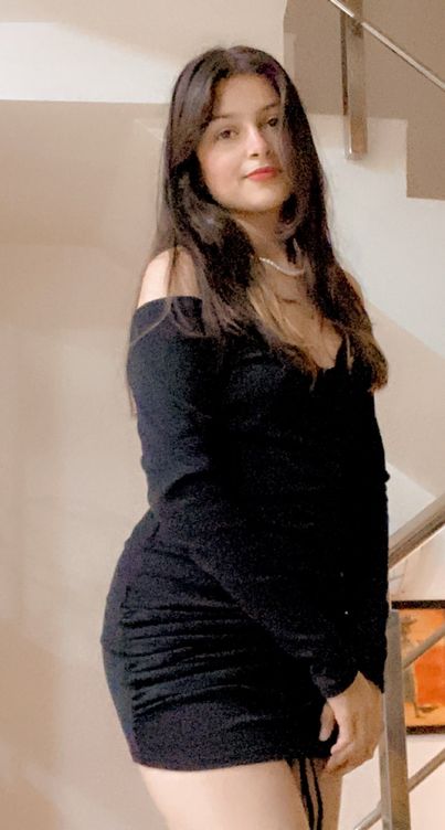 Full Sleeves Black Dress