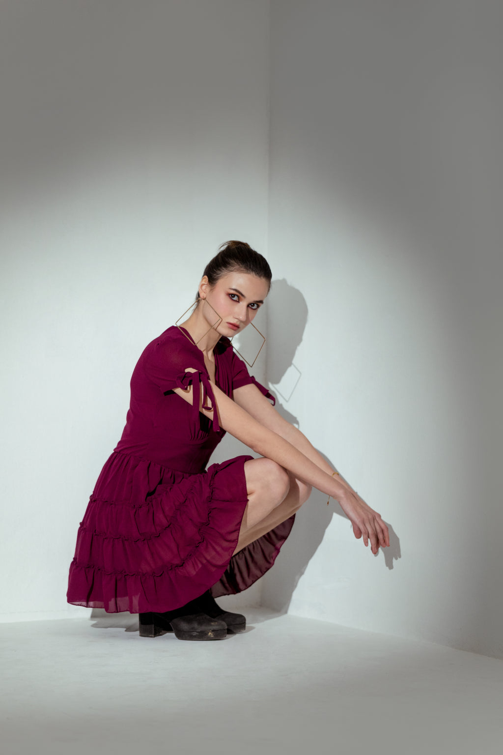 Miser Wine Mini Dress