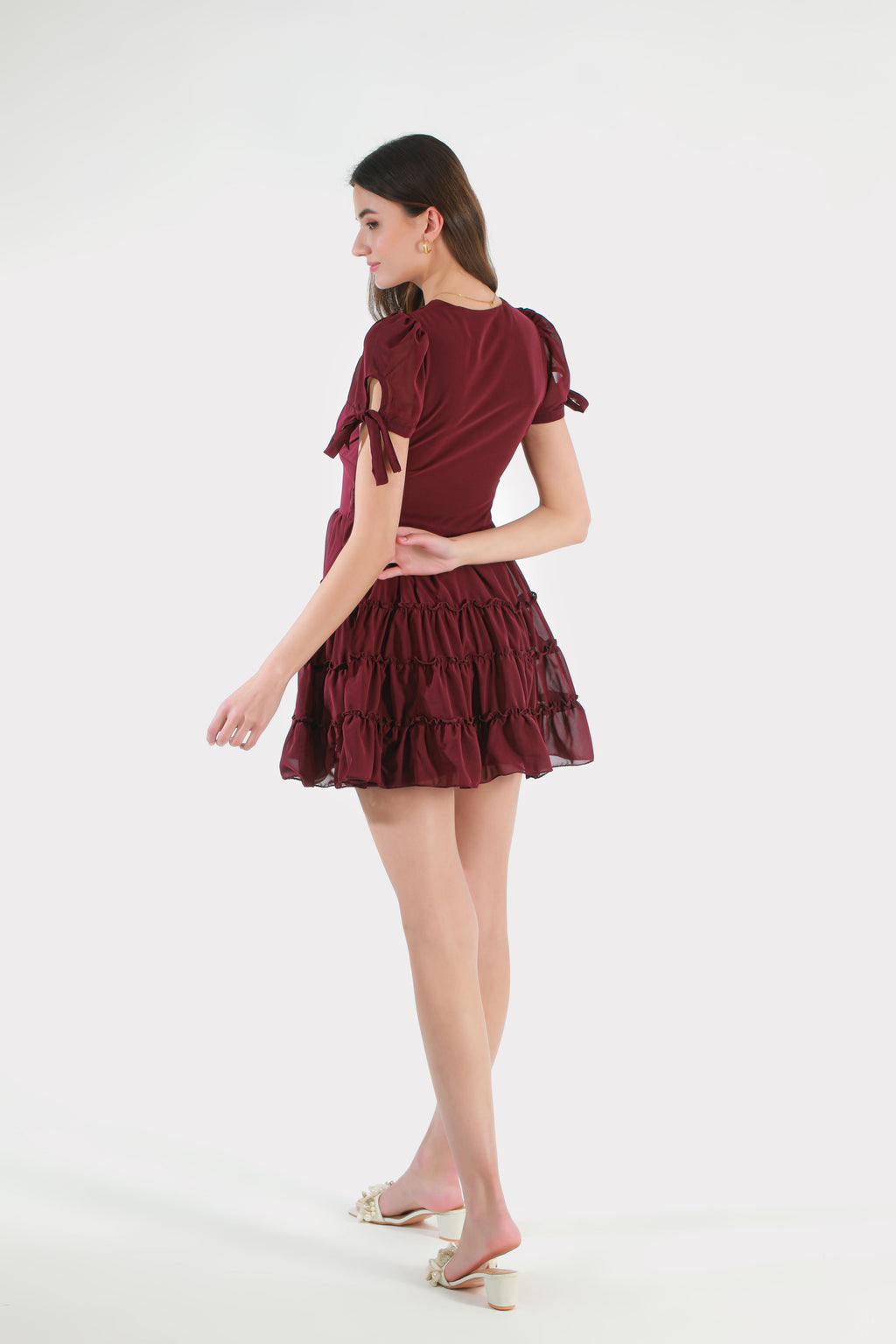 Miser Wine Mini Dress