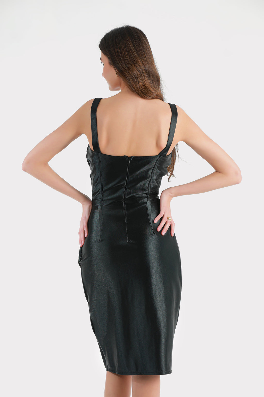 Adamies Black Corset Dress
